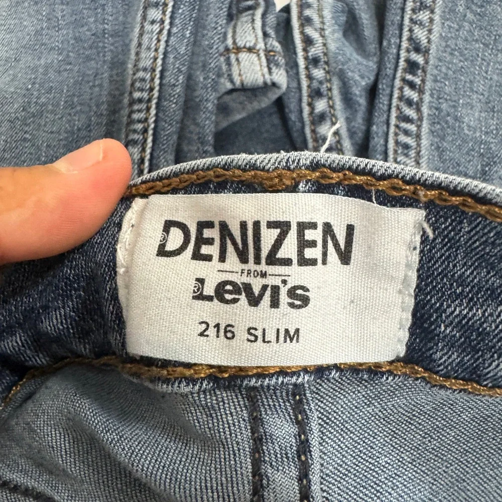 Denizen from Levi's 216 Slim Blue Jeans Mens 29x28 Medium Wash Straight Leg